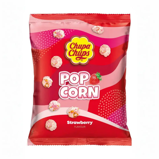 Chupa Chups Popcorn Erdbeergeschmack