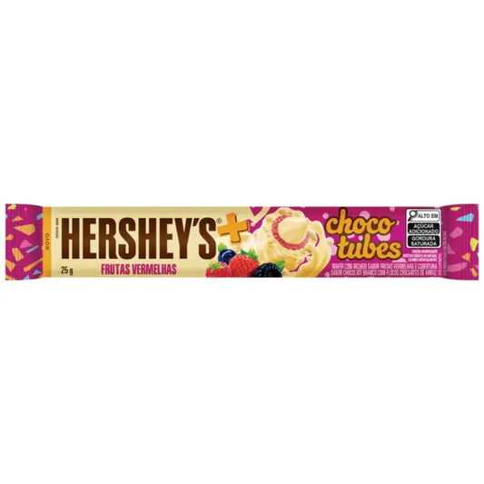 Hershey’s Chocotubes Frutas Vermelhas 25g